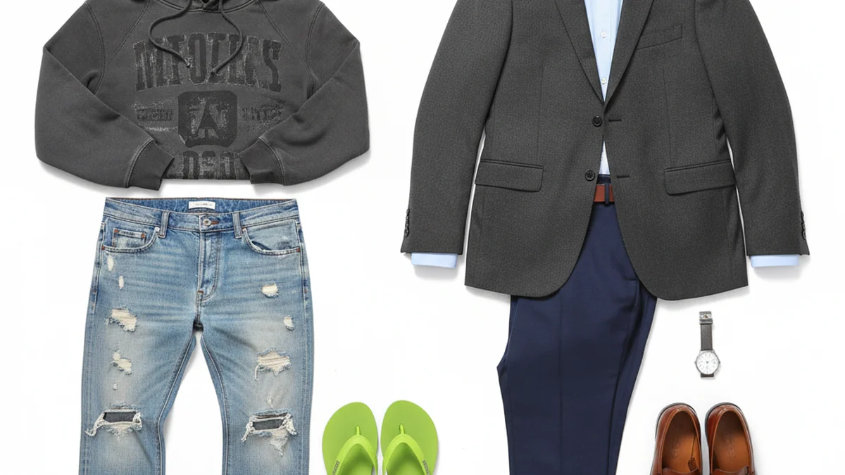 Détails à éviter en entretien : décolleté plongeant, tenue trop décontractée