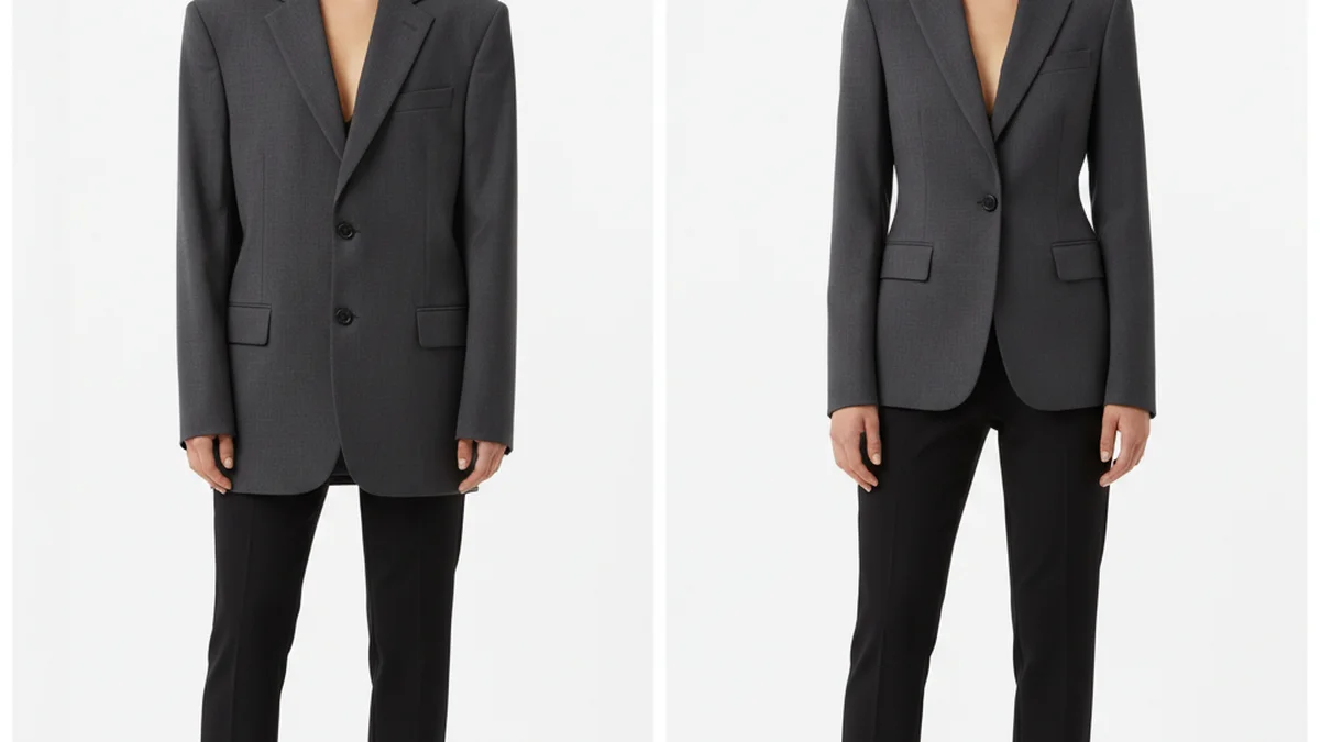 Comparaison vêtement trop grand vs bien ajusté