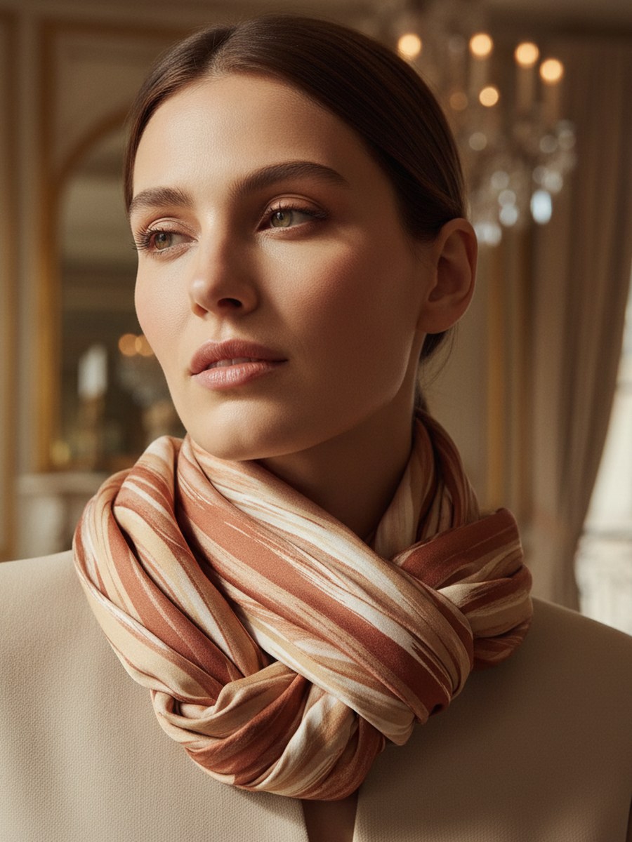 12 façons stylées de nouer un foulard ou une écharpe