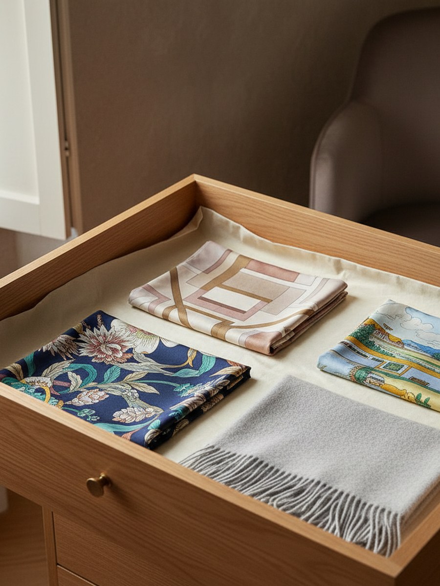 Entretenir vos foulards pour qu'ils durent des années