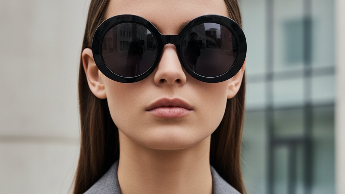 Visage carré : les lunettes rondes adoucissent les angles et créent un équilibre naturel.