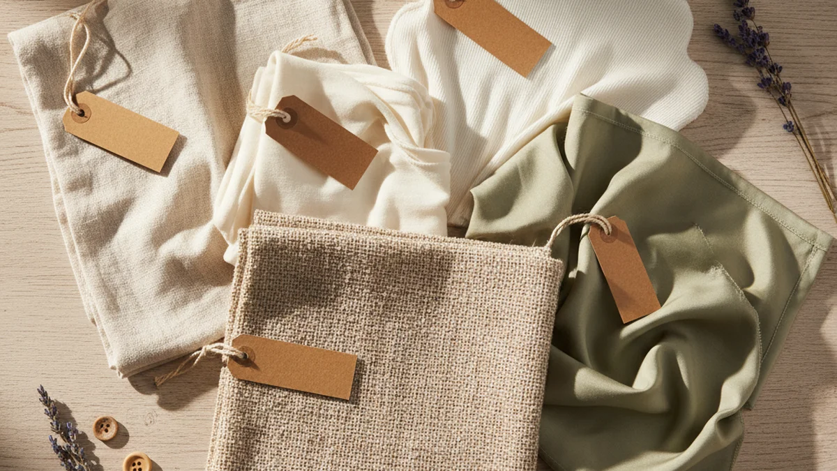 Fibres naturelles et durables : lin, coton bio, chanvre, laine