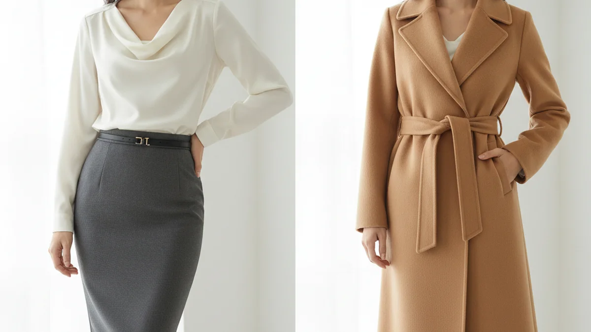 Silhouette morphologie en X sablier avec taille marquée