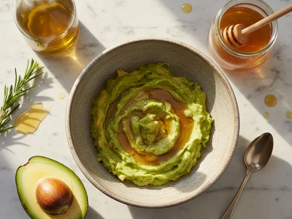Préparation d'un masque cheveux maison naturel