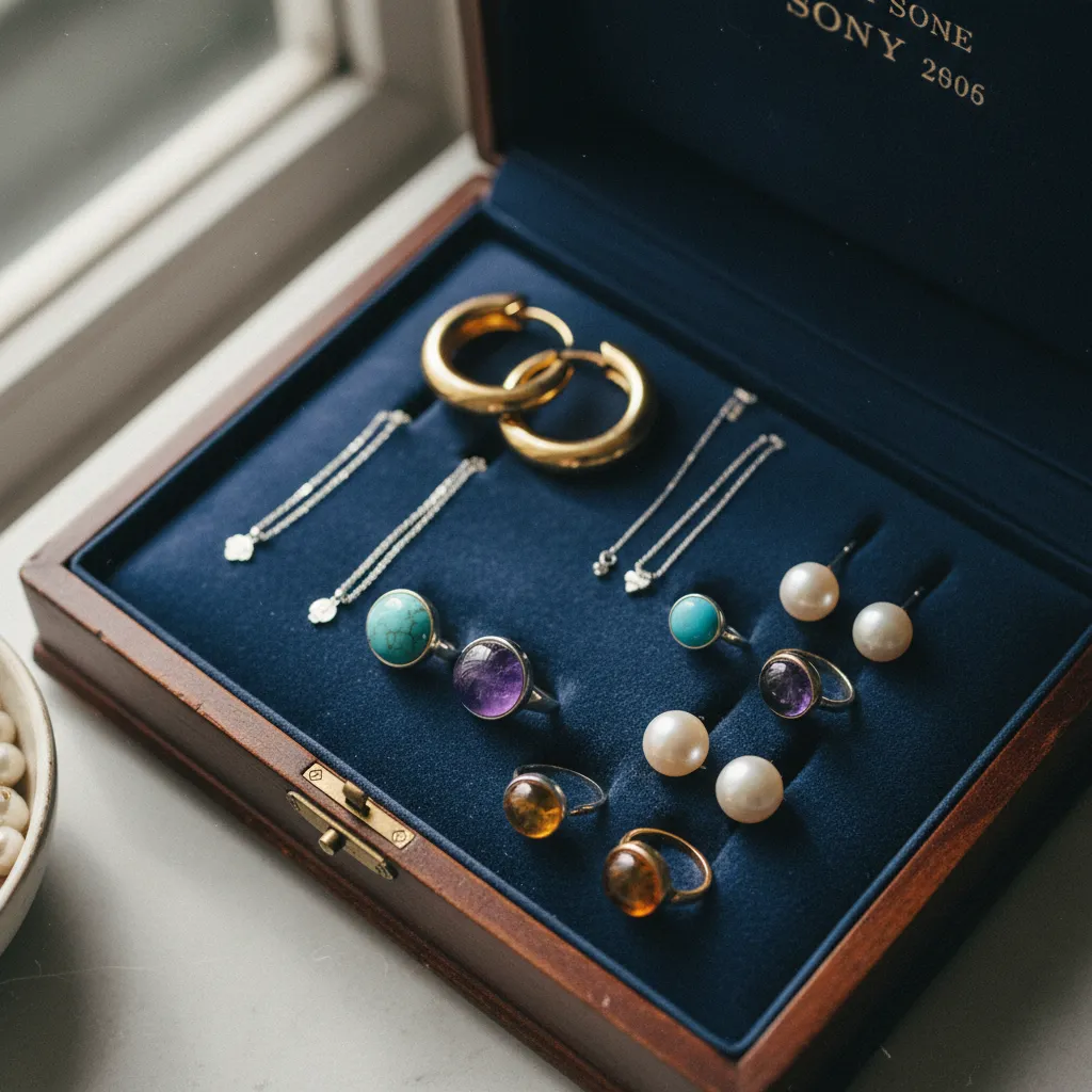 Boîte à bijoux organisée : les indispensables d'une collection équilibrée