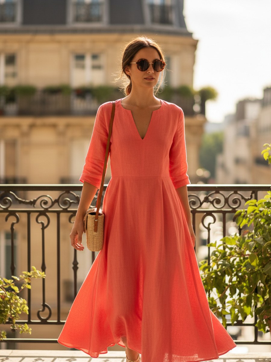 La robe en lin : le choix écoresponsable et élégant