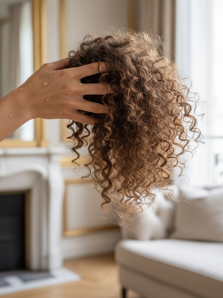 La routine cheveux bouclés étape par étape