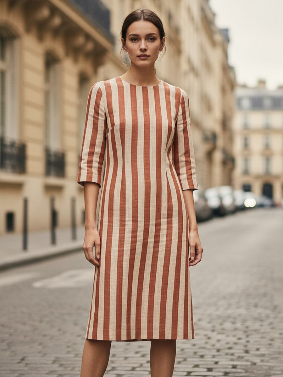 La robe à imprimé graphique : oser les motifs forts