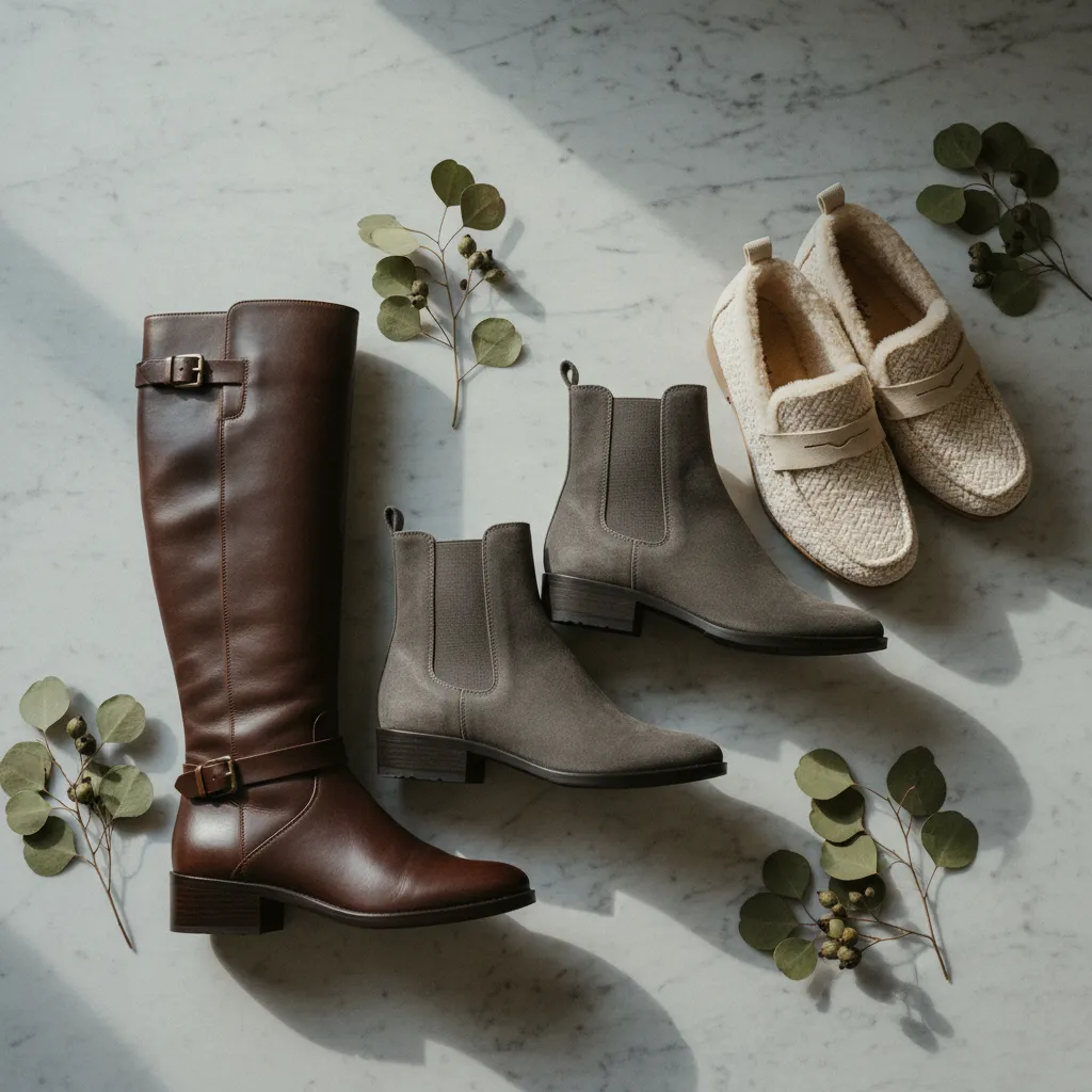 Sélection de chaussures essentielles pour composer un dressing hivernal complet