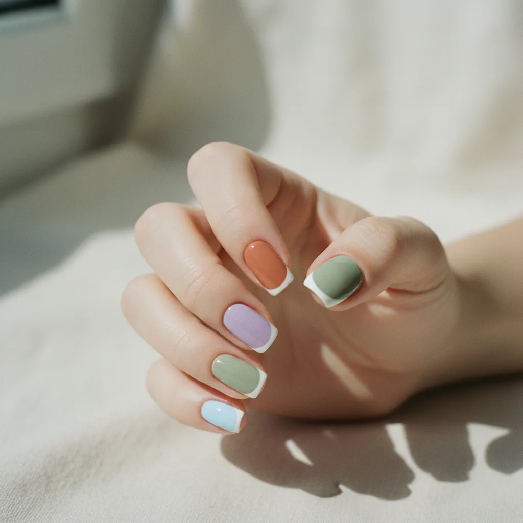 Les déclinaisons colorées de la french manucure dominent les tendances 2026