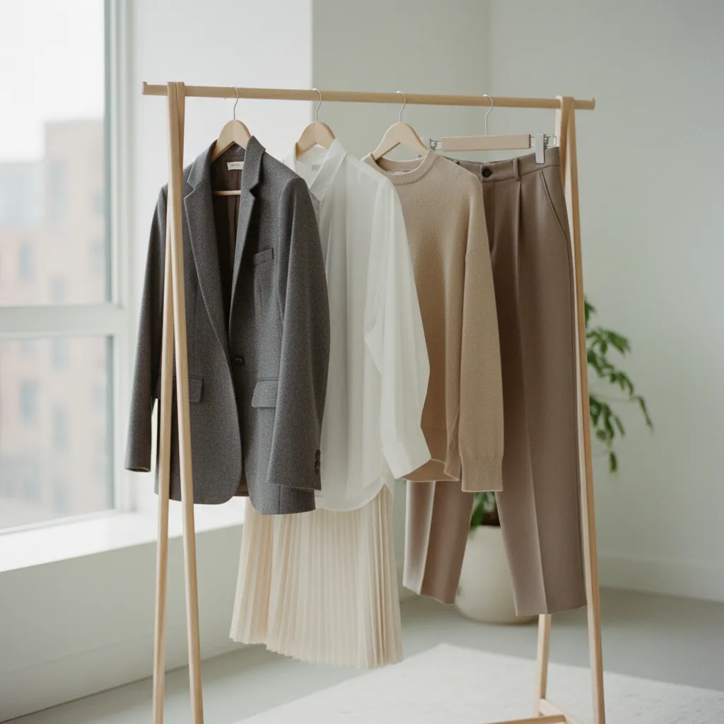 Une garde-robe capsule bien pensée permet de créer plus de 30 tenues avec seulement 12 à 18 pièces