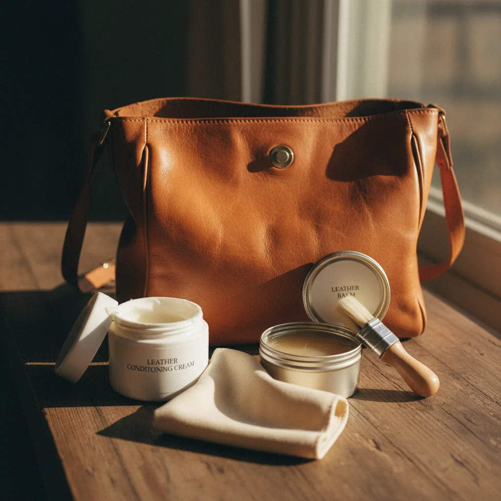 Les produits essentiels pour entretenir et nourrir le cuir de votre sac