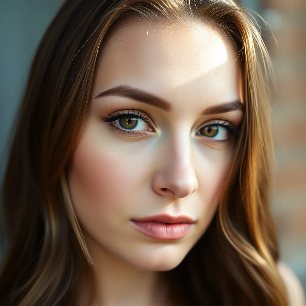 Résultat d'un maquillage naturel quotidien sur des yeux marrons