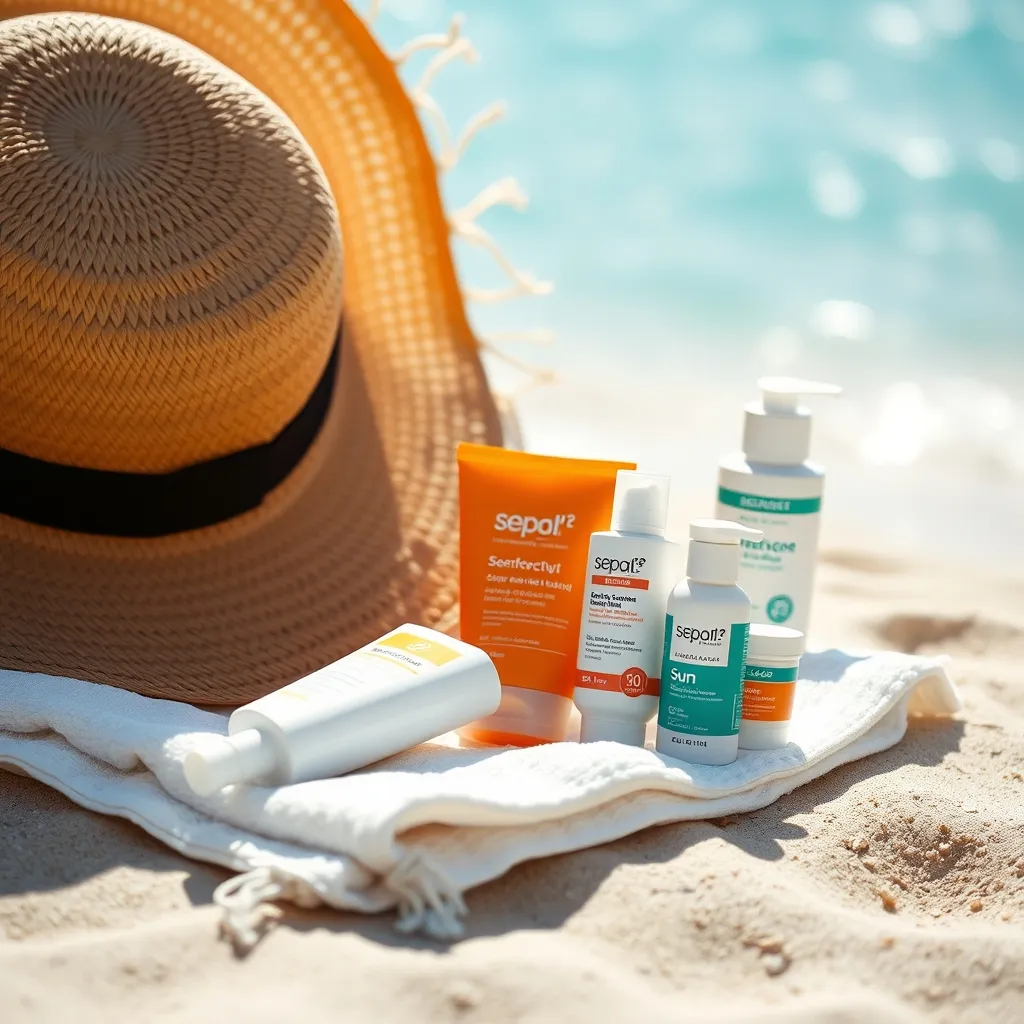 Une protection solaire SPF 50+ est indispensable pour les zones habituellement couvertes