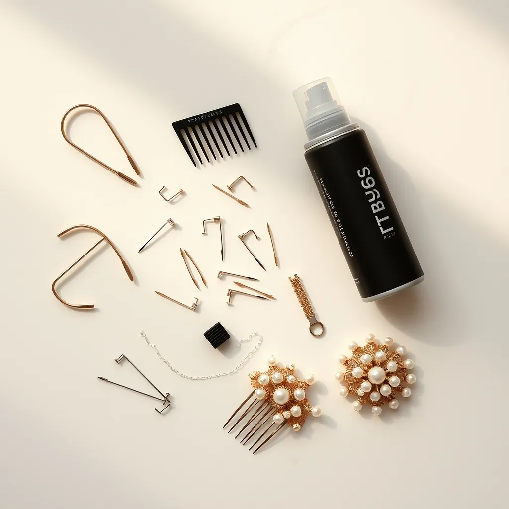 Le matériel indispensable pour réaliser un chignon banane mariage réussi