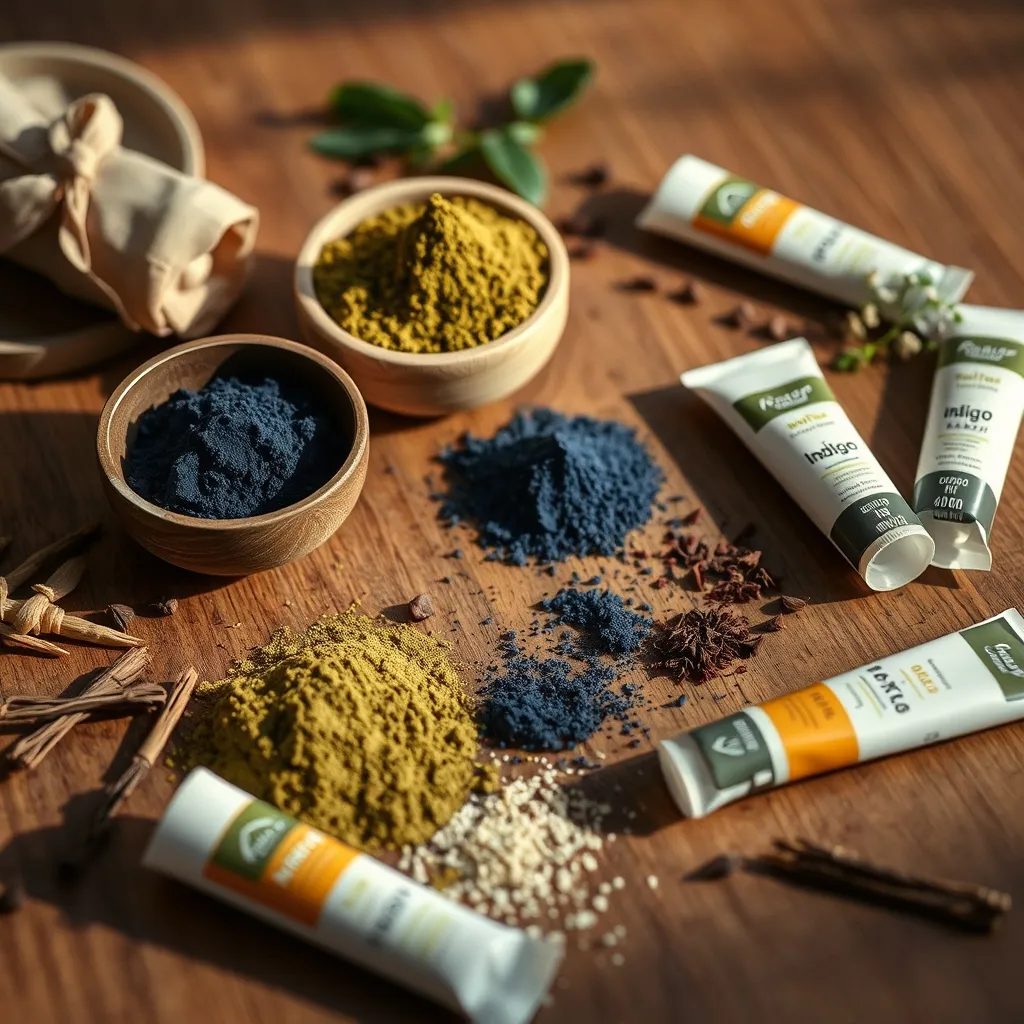 Les colorations végétales à base de henné et d'indigo offrent une alternative naturelle aux formules chimiques