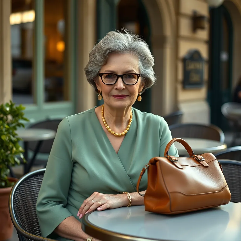 Robe portefeuille jade et accessoires dorés : un look parfait pour un déjeuner entre amies ou une garden party