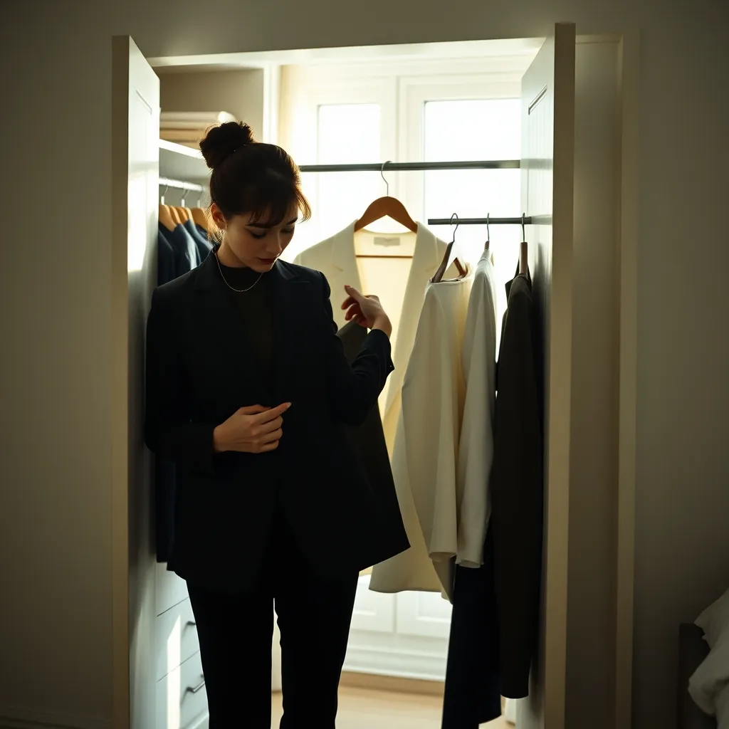Préparer sa tenue la veille permet d'éviter le stress du matin et de vérifier la cohérence de l'ensemble