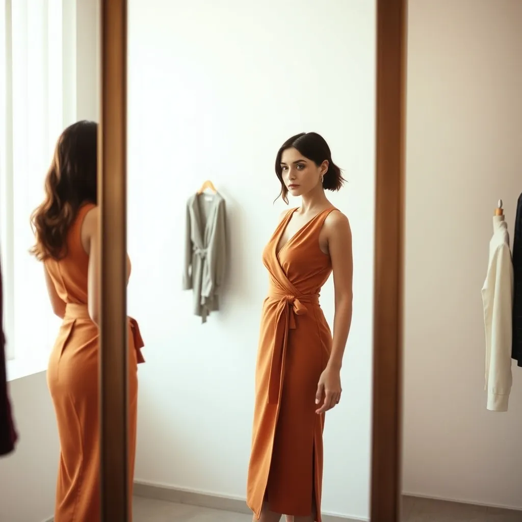 La robe portefeuille est une pièce incontournable pour les femmes petites et menues