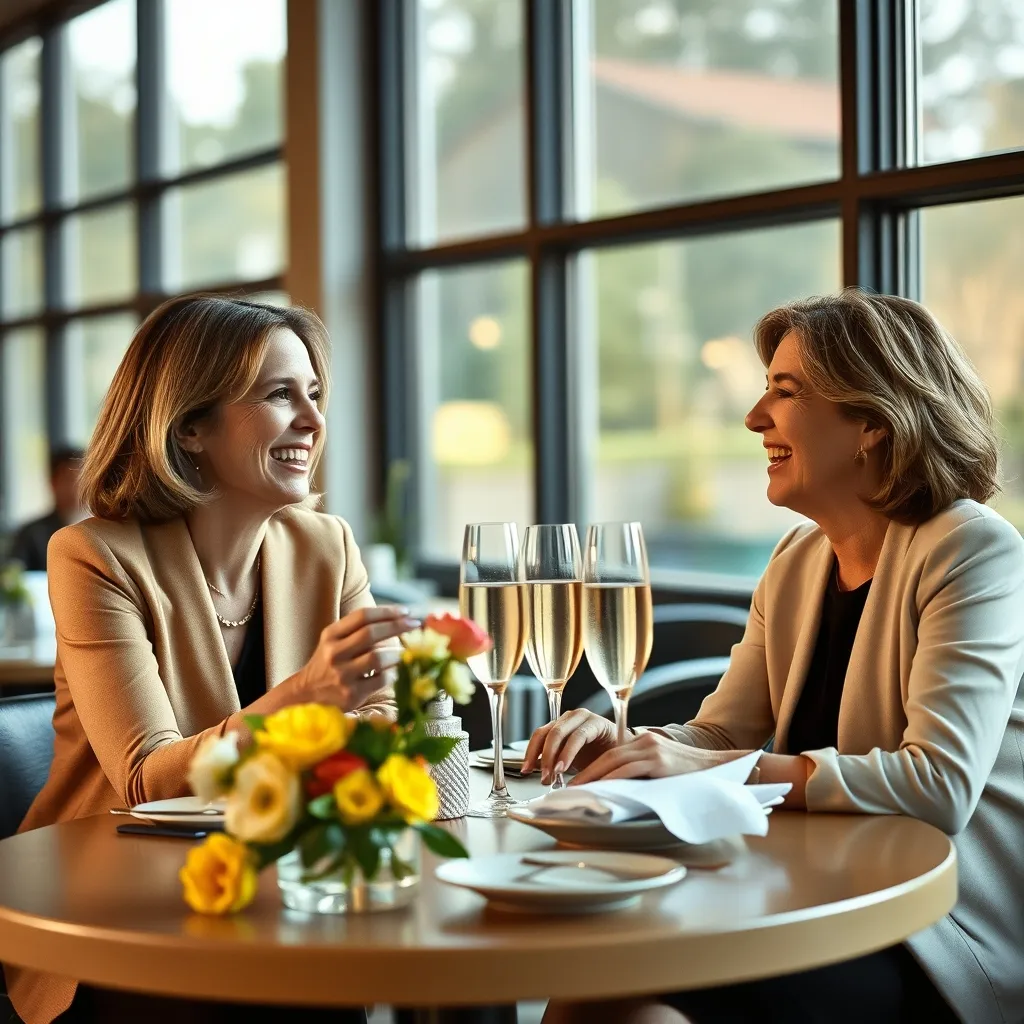 Le brunch entre amies appelle un style smart casual élégant et décontracté
