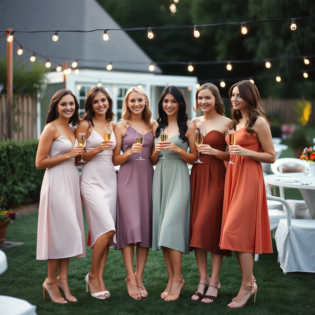 Palette de couleurs pastel idéales pour une tenue de marraine moderne