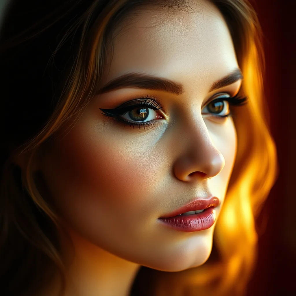 Smoky eye doré et brun chocolat pour sublimer un regard marron en soirée