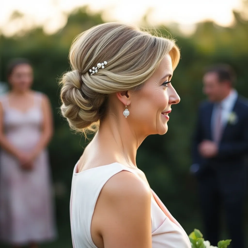 Le chignon flou bas sublime toutes les femmes, quel que soit leur âge ou l'occasion